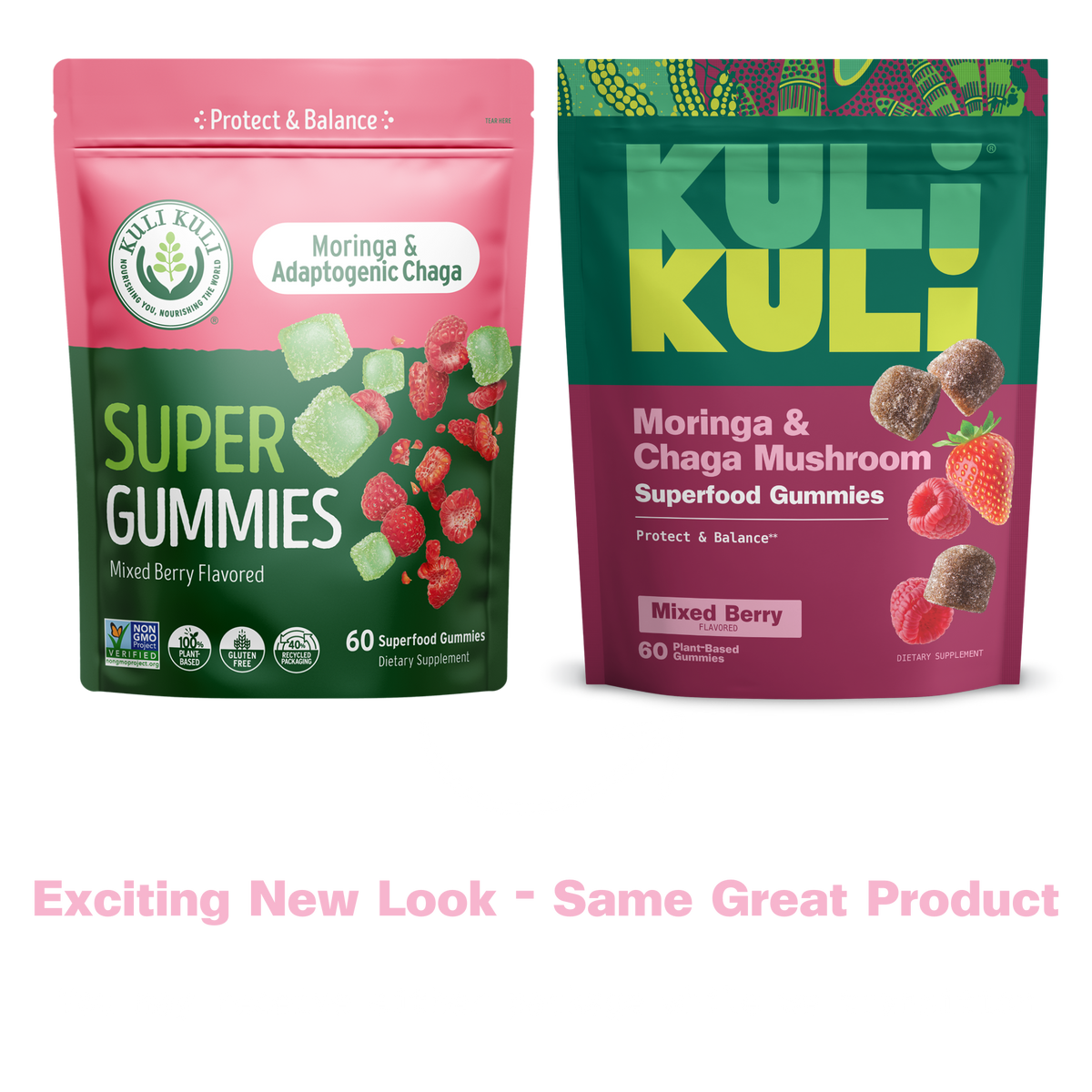 Moringa & Chaga Mushroom Superfood Gummies