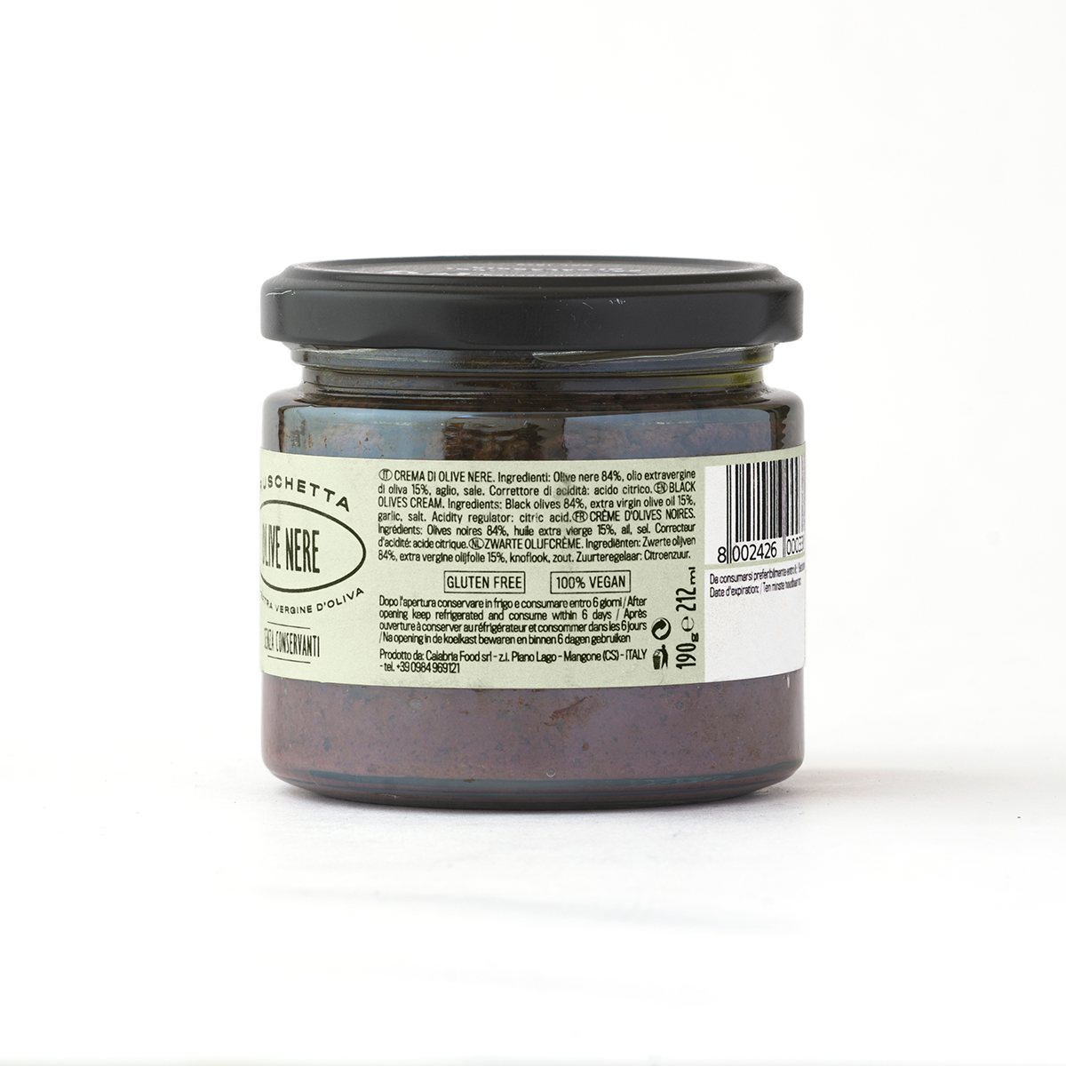 Famiglia Crispino Black Olive Bruschetta Spread — Italian Olive Tapenade