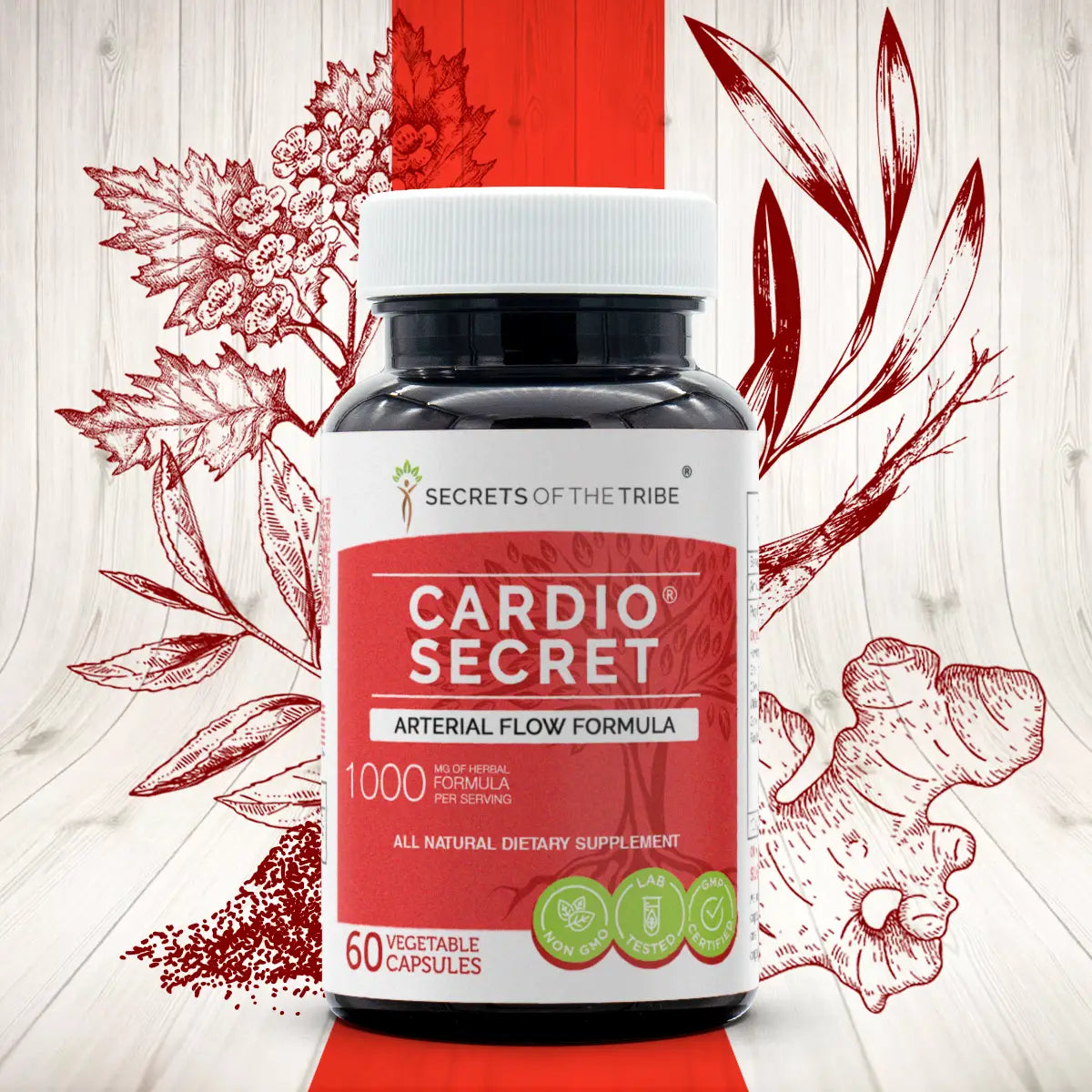 Secrets of the Tribe Cardio Secret Capsules - Arterial Flow Formula