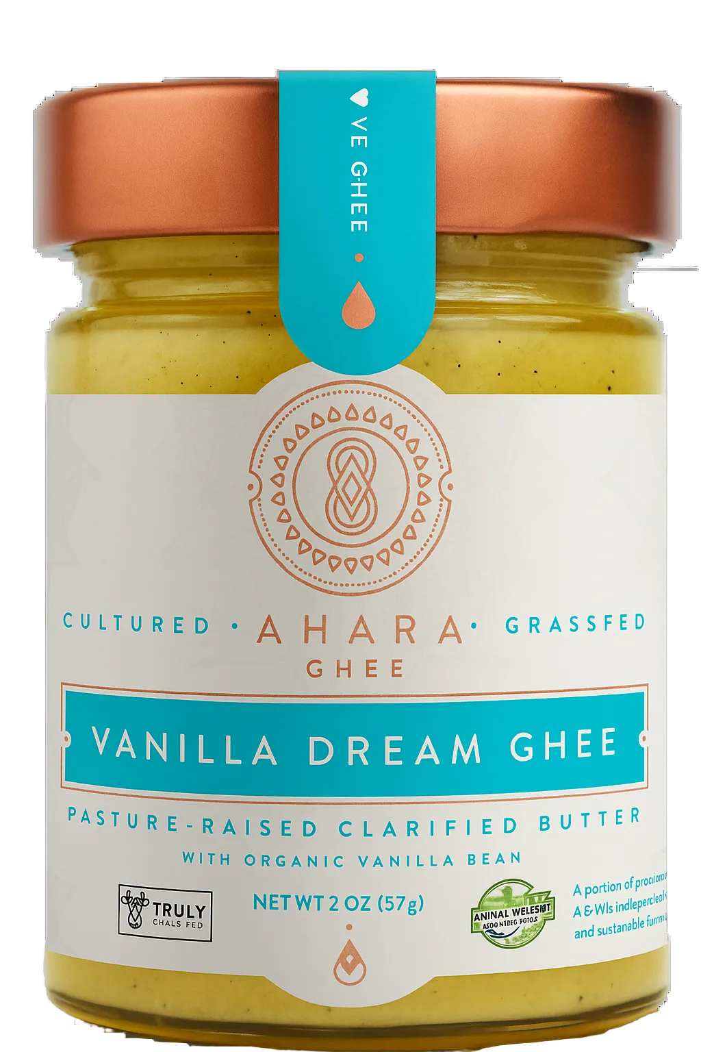 Ahara Rasa Grass-Fed Vanilla Dream Ghee | Ahara Rasa