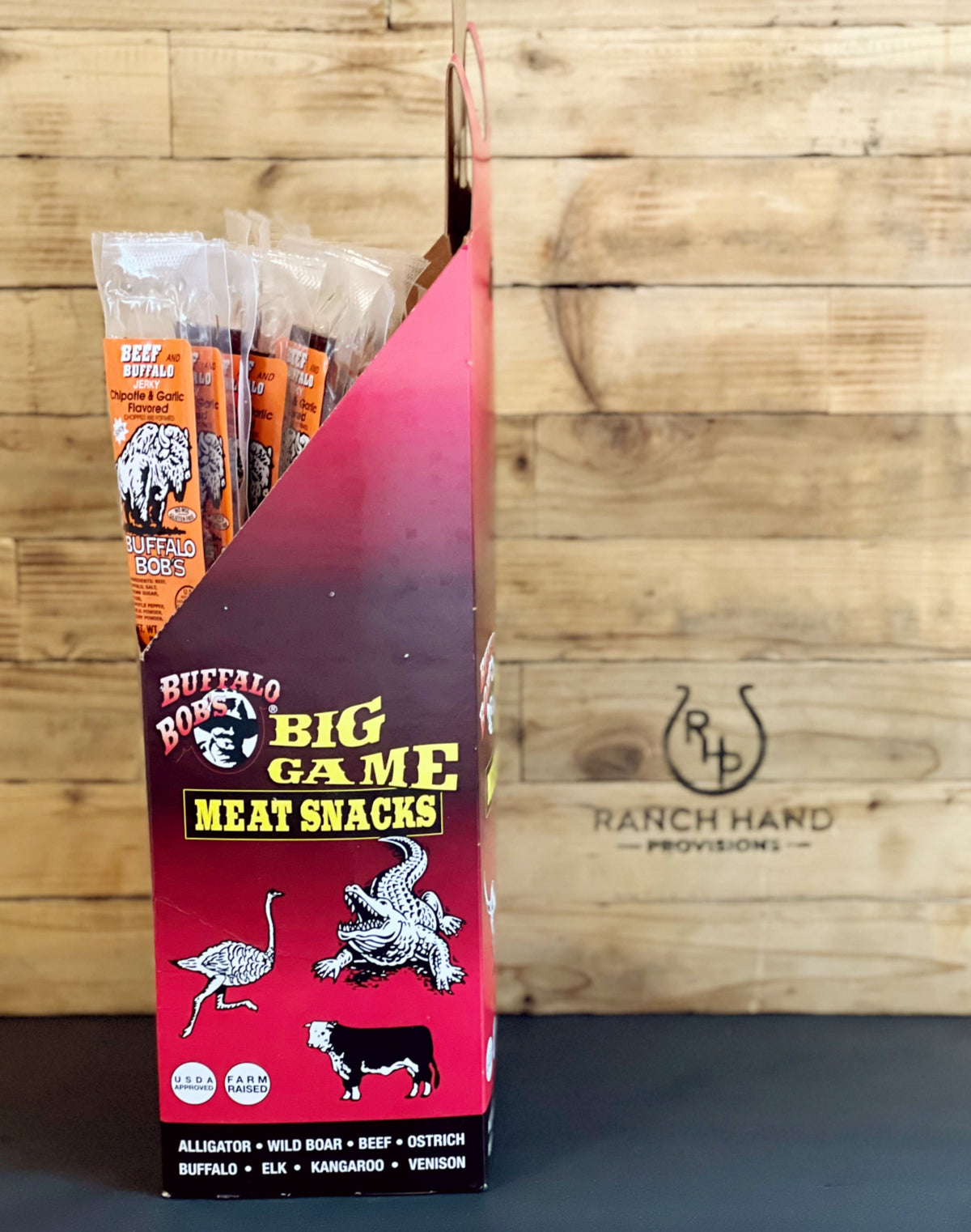 Buffalo and Beef Jerky — Chipotle & Garlic | Buffalo Bob's