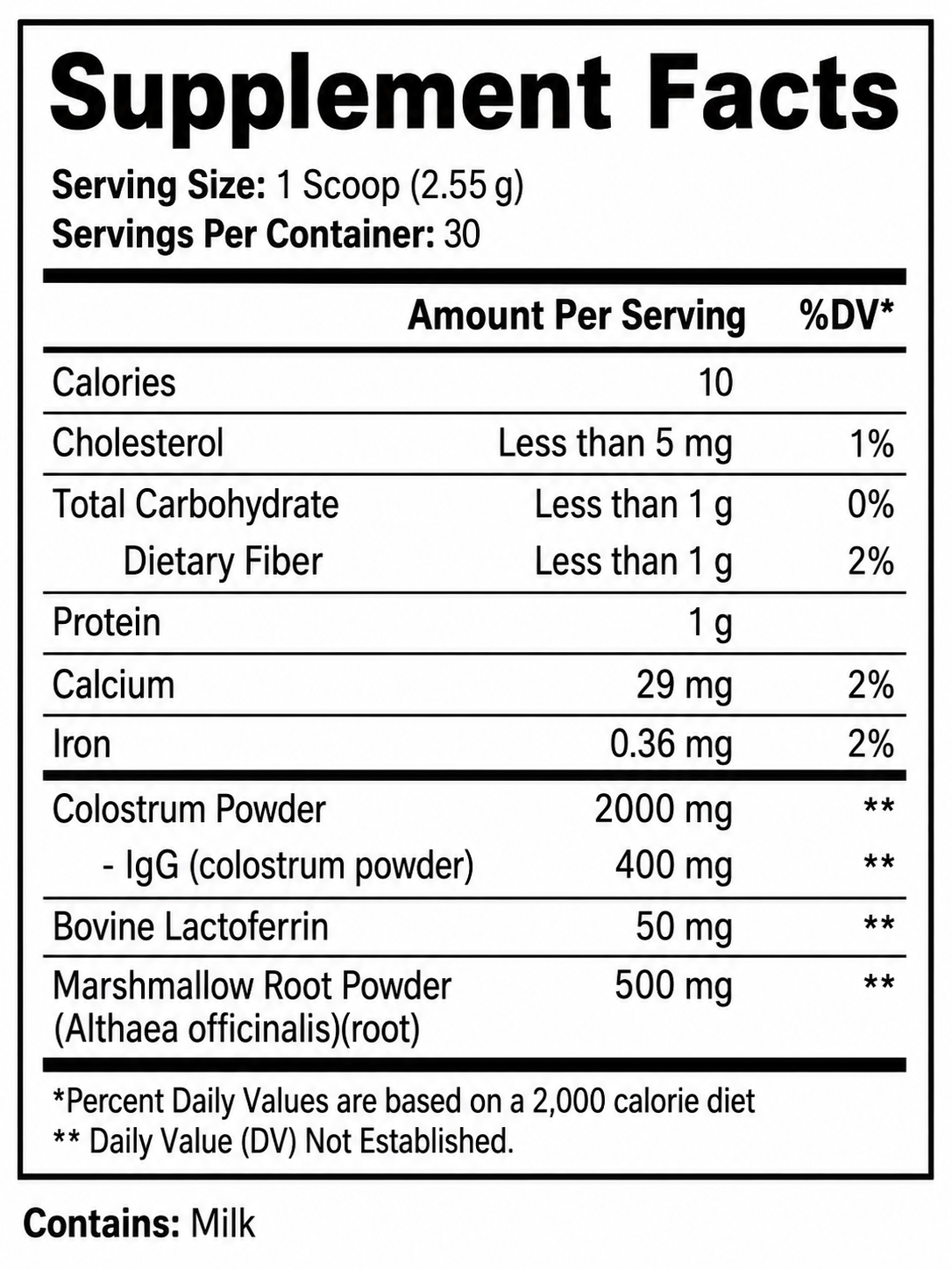 Colostrum