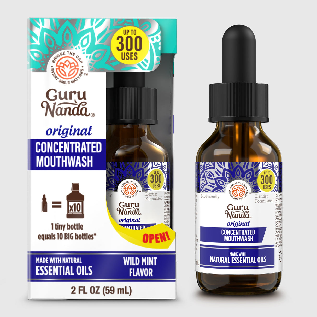 Concentrated Mouthwash, Wild Mint – 2 fl oz