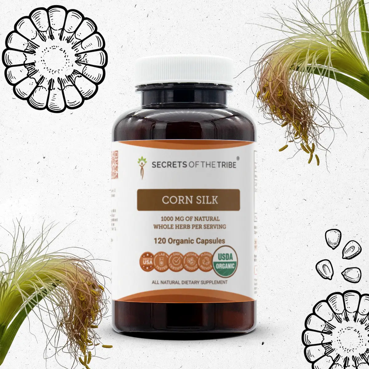 Secrets of the Tribe Corn Silk Capsules