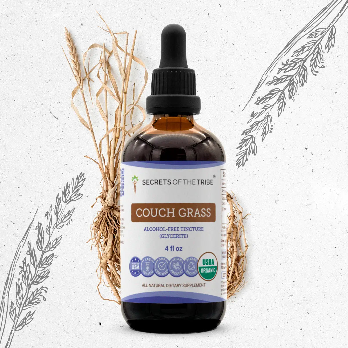 Secrets of the Tribe Couch Grass Tincture