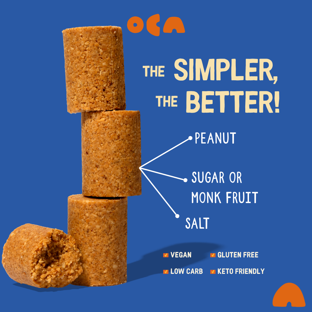 Peanut Butter Bites — 30g protein per container, 3 ingredients