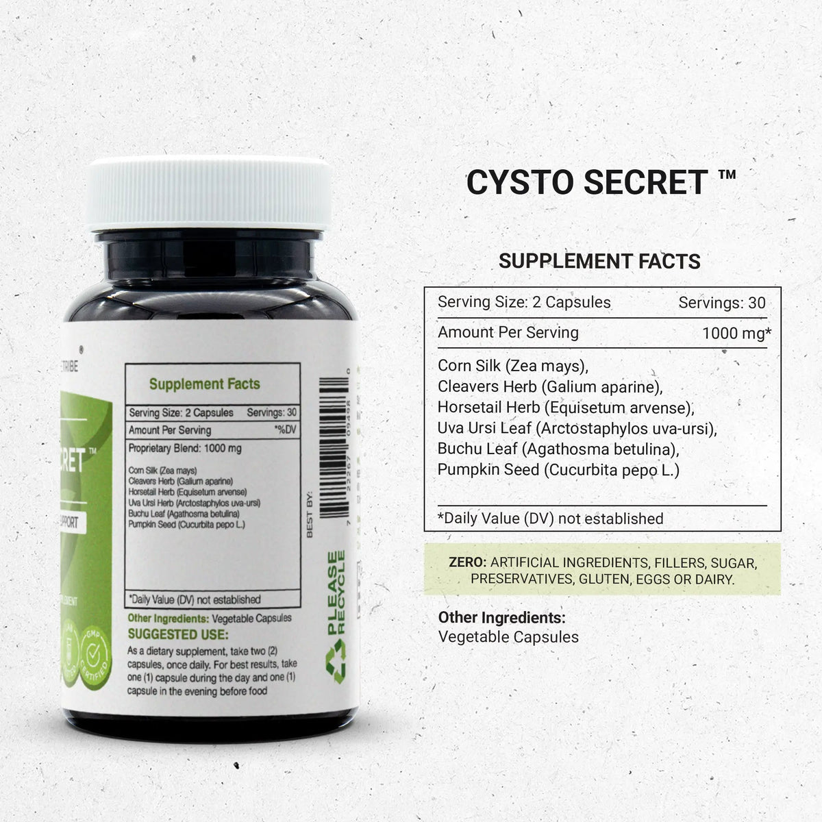 Cysto Secret Capsules - Healthy Bladder Support