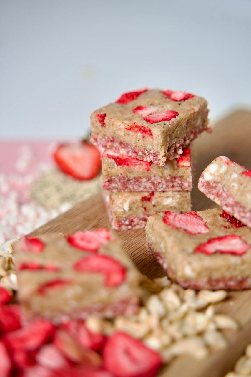 Strawberry Protein Bars