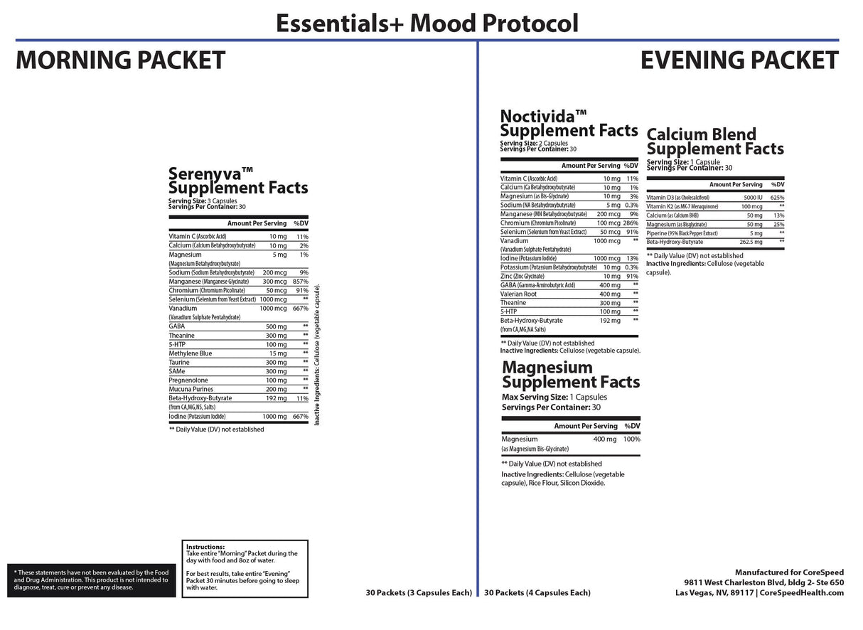 Essentials+ Mood Health Support