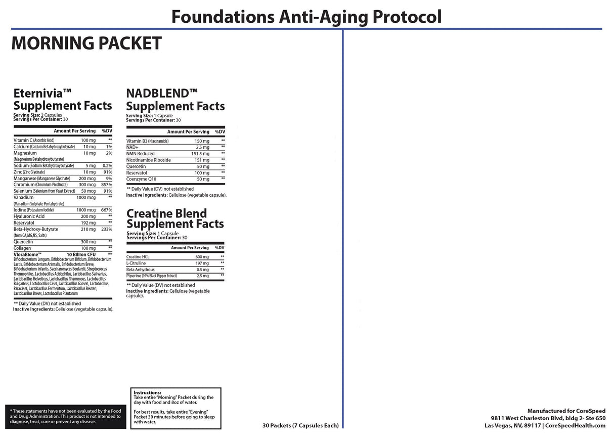 Foundations AntiAging Health Support