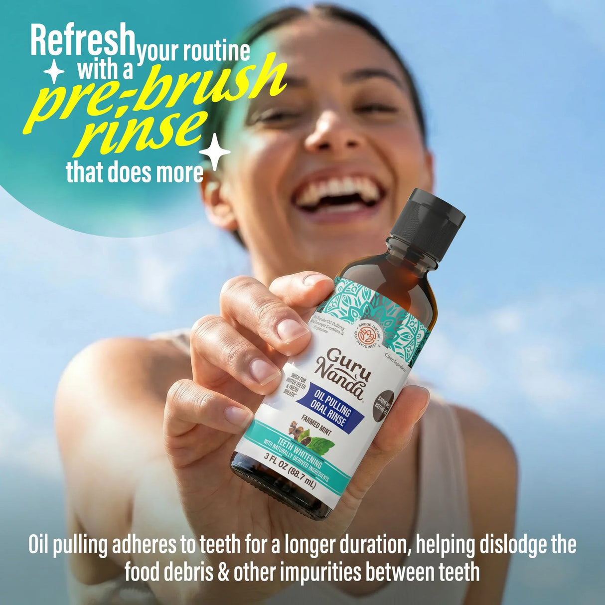 Cocomint Oil Pulling with 7 Essential Oils & Vitamins D3, E & K2