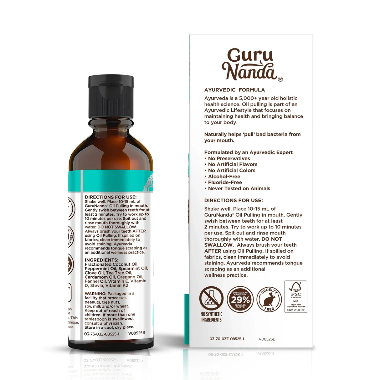 Cocomint Oil Pulling with 7 Essential Oils & Vitamins D3, E & K2
