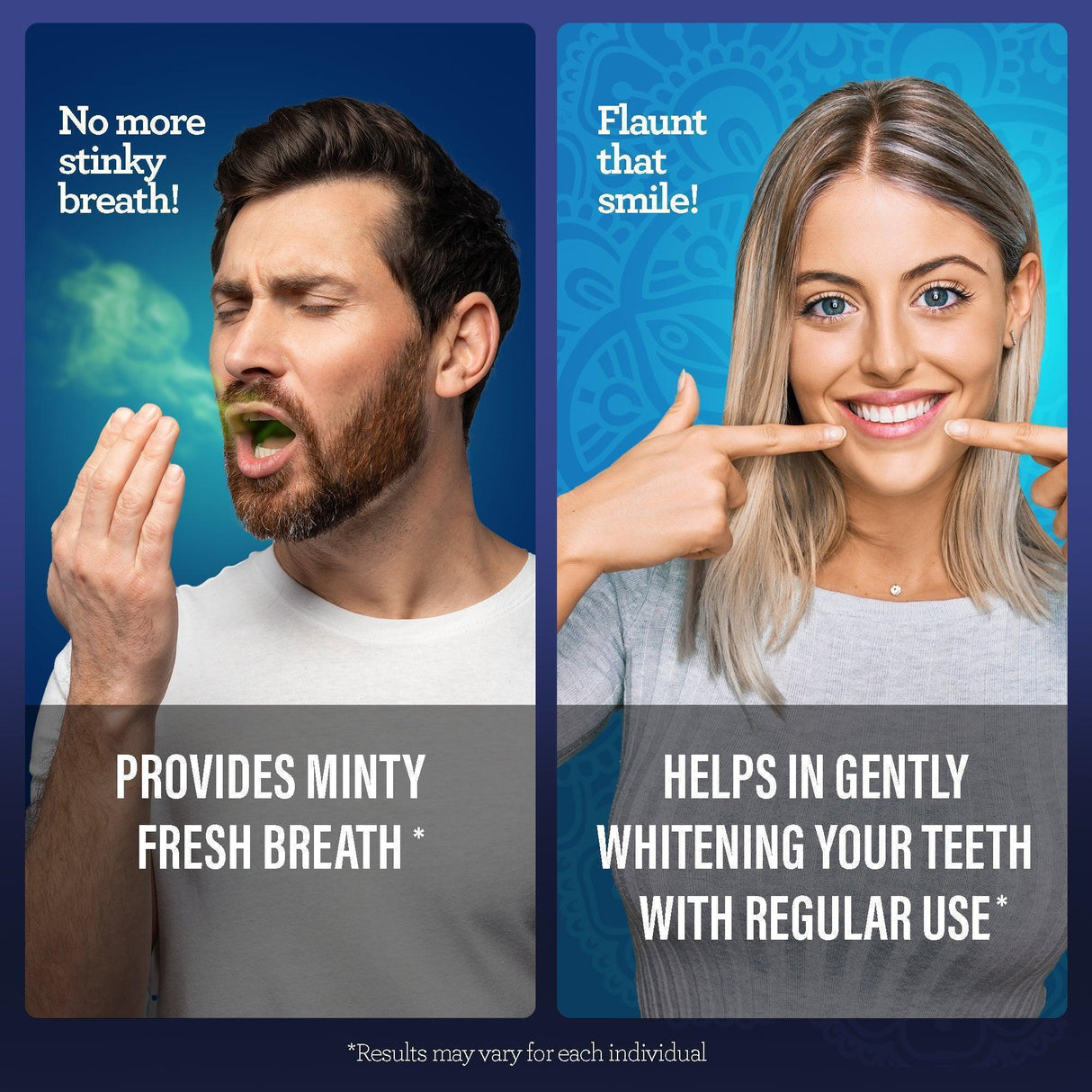 Dual Barrel Oxyburst Whitening Mouthwash, Wild Mint