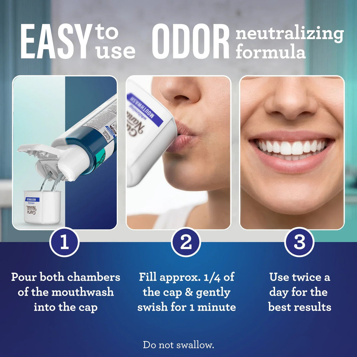 Dual Barrel Oxyburst Whitening Mouthwash, Wild Mint
