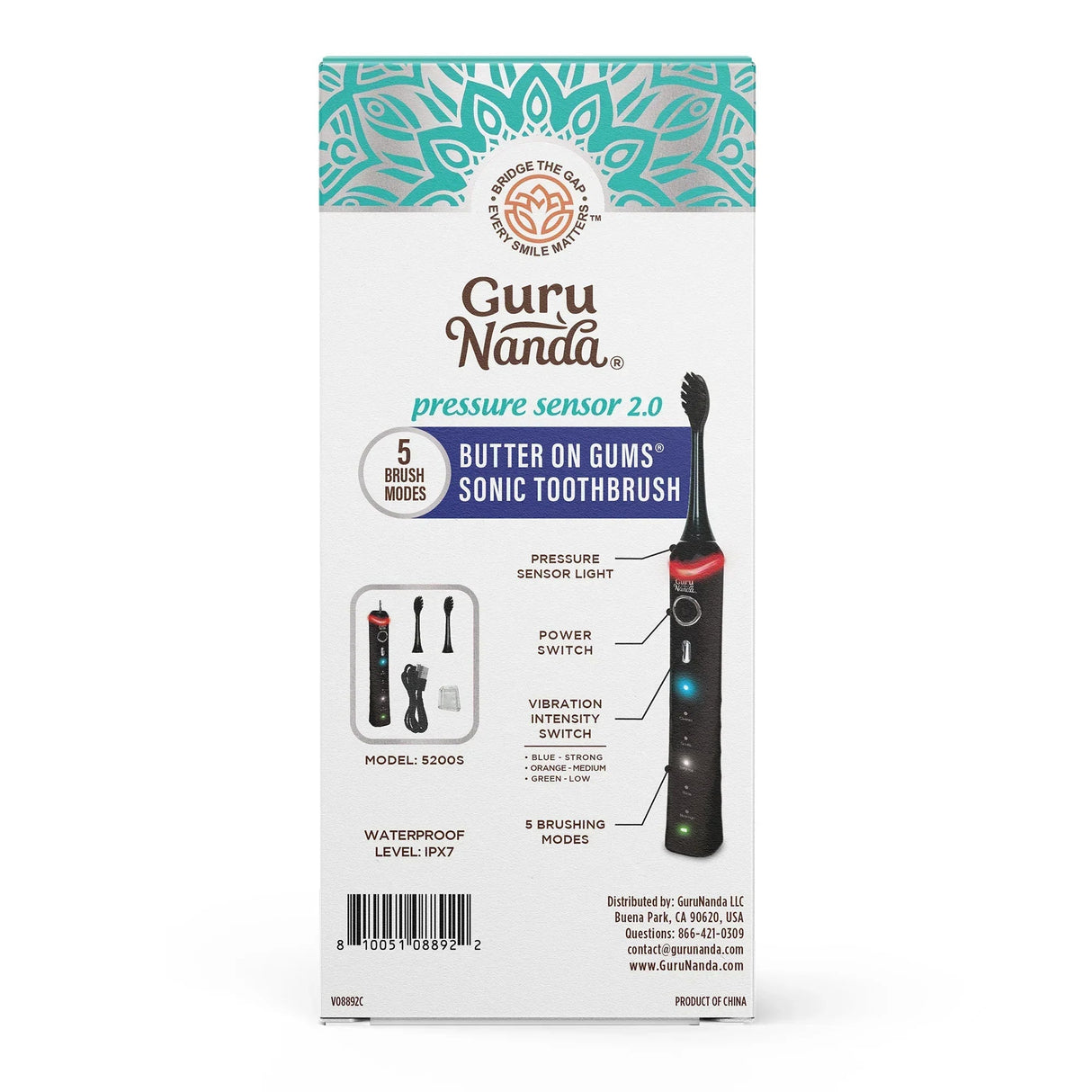 Butter On Gums Pressure Sensor Electric Toothbrush 2.0