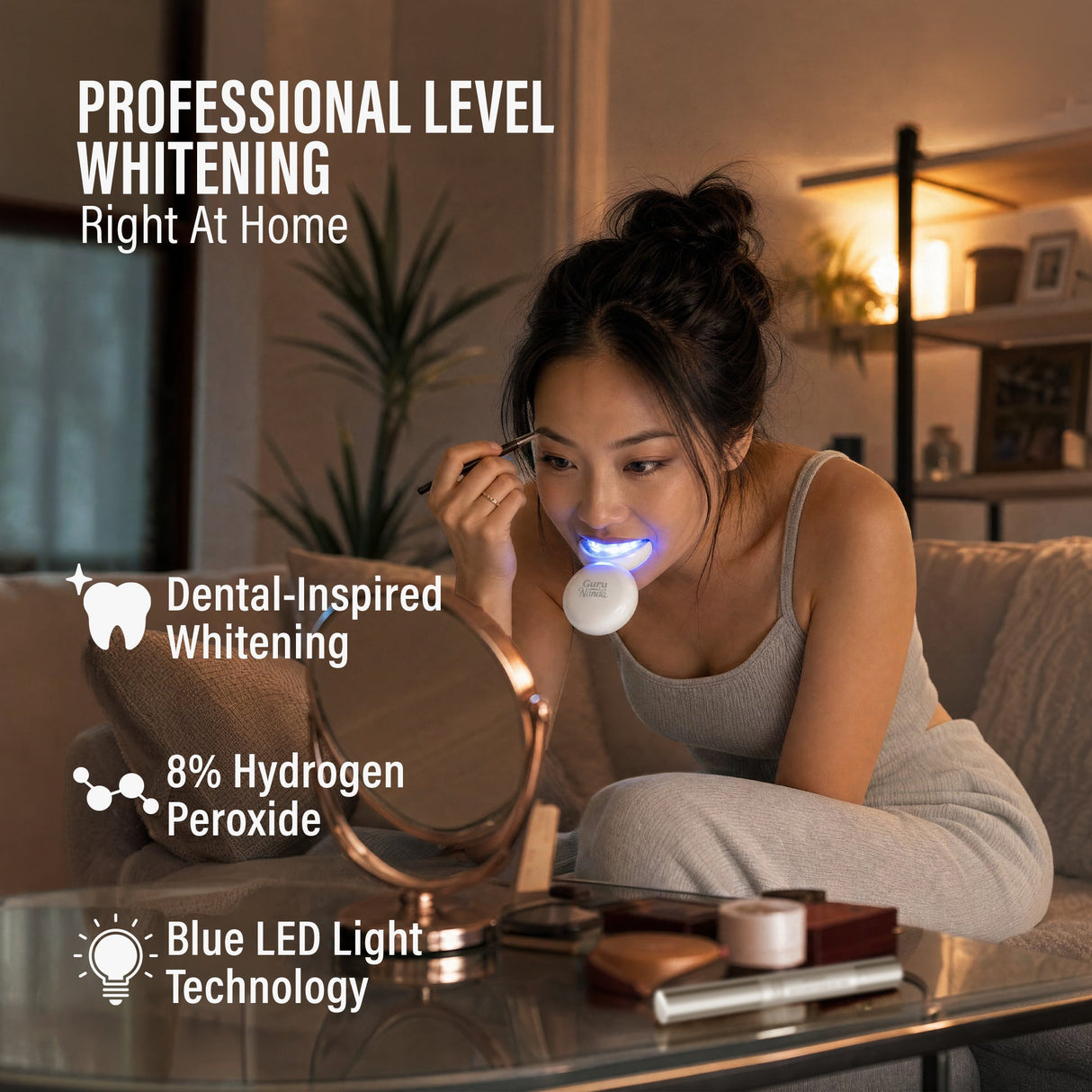 Wireless LED Teeth Whitening Kit