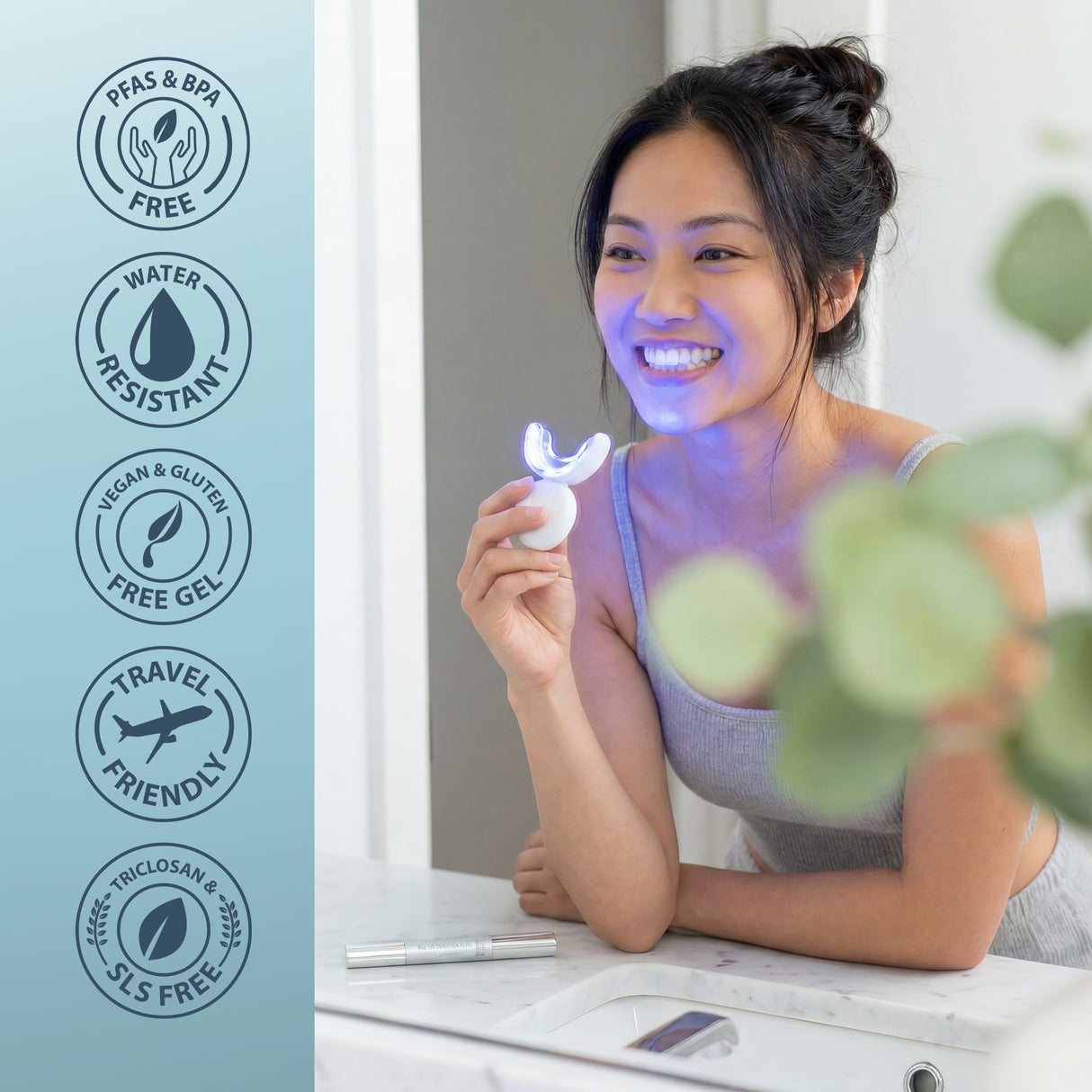 Wireless LED Teeth Whitening Kit