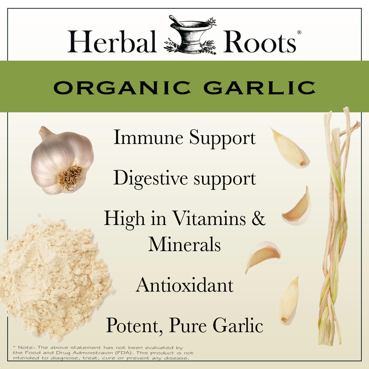 Organic Whole Bulb Garlic