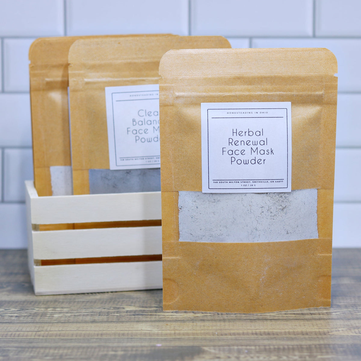Herbal Clay Face Mask Powder | Natural Facial Masks for All Skin Types
