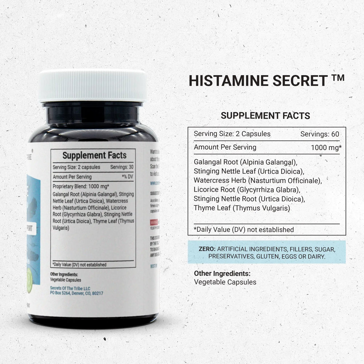 Histamine Secret Capsules - Allergic Reaction Support