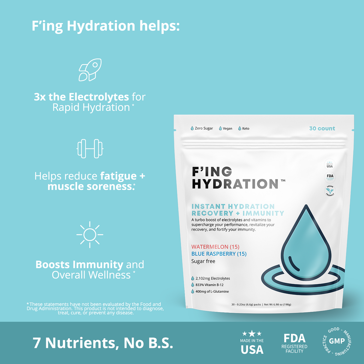 F'ing Hydration Packets - Quench Your Thirst for Greatness