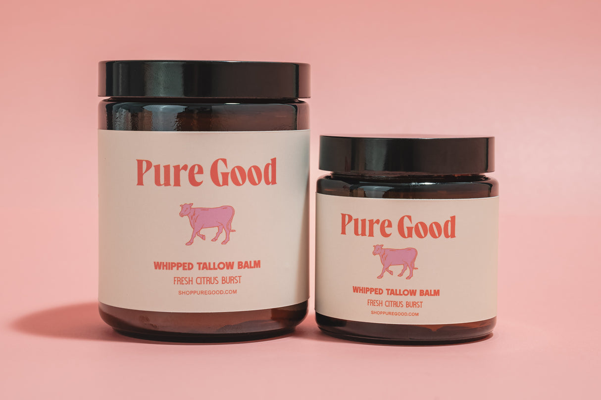 Fresh Citrus Burst Tallow Balm - Hydration and Vitamin C