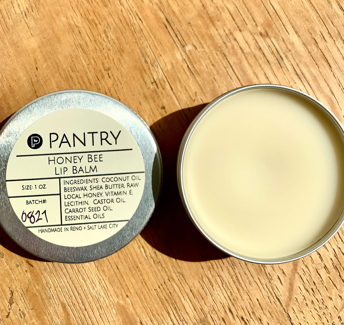 Honey Bee Lip Balm, 1 oz tin