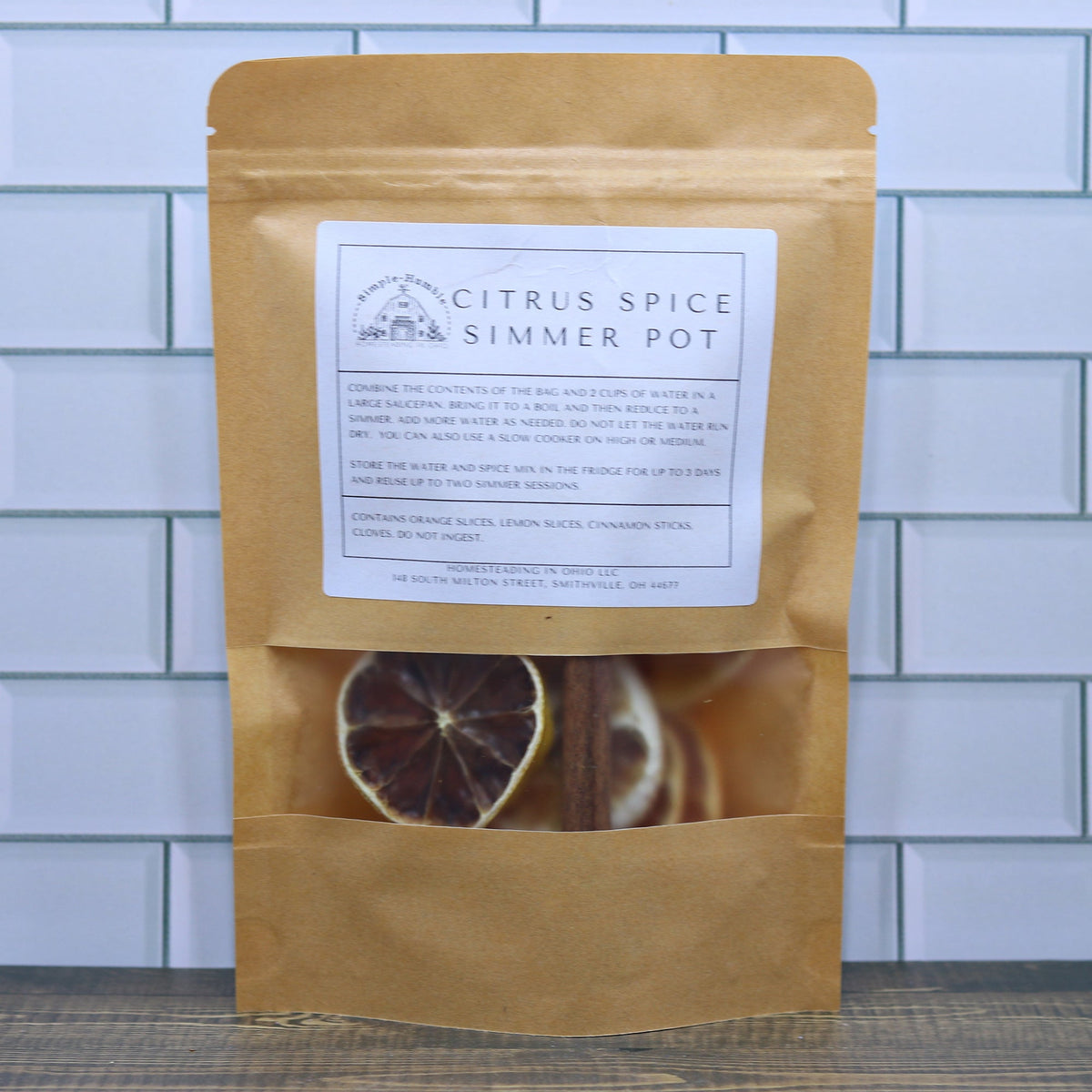 Citrus Spice Simmer Pot Kit Simmering Potpourri