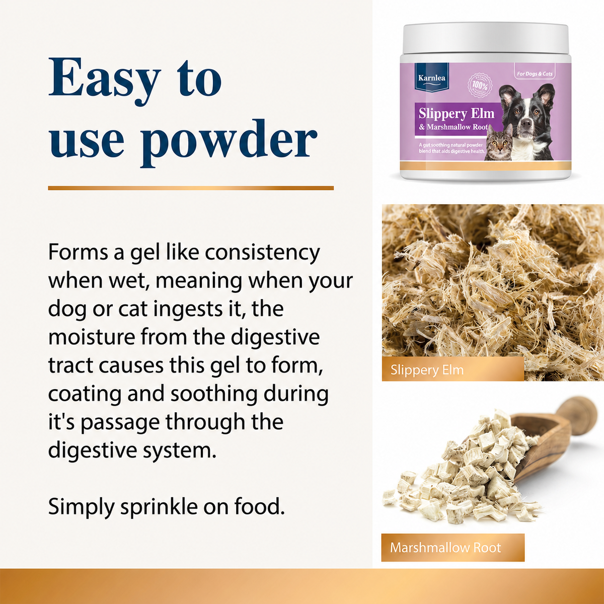 Slippery Elm & Marshmallow Root Powder Topper - 3.5 oz