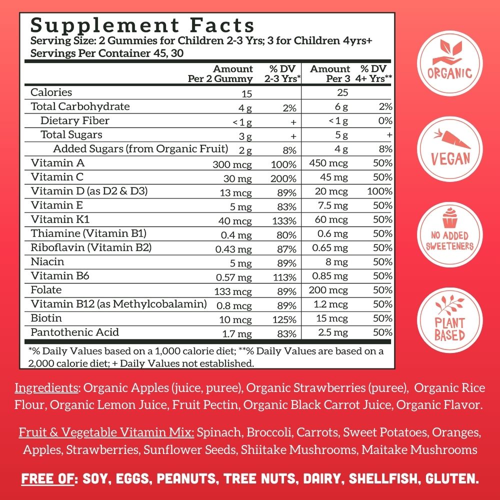 Kids Offense + Defense Bundle – Multi + Elderberry Gummies