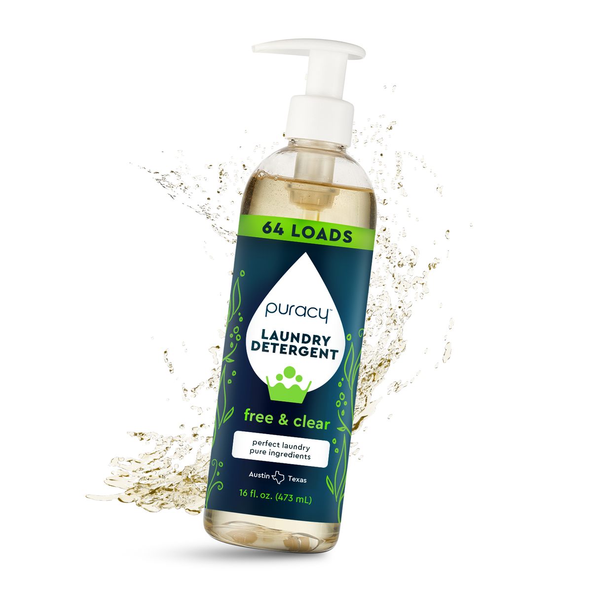 Puracy Laundry Detergent (Concentrated, Sulfate-Free)