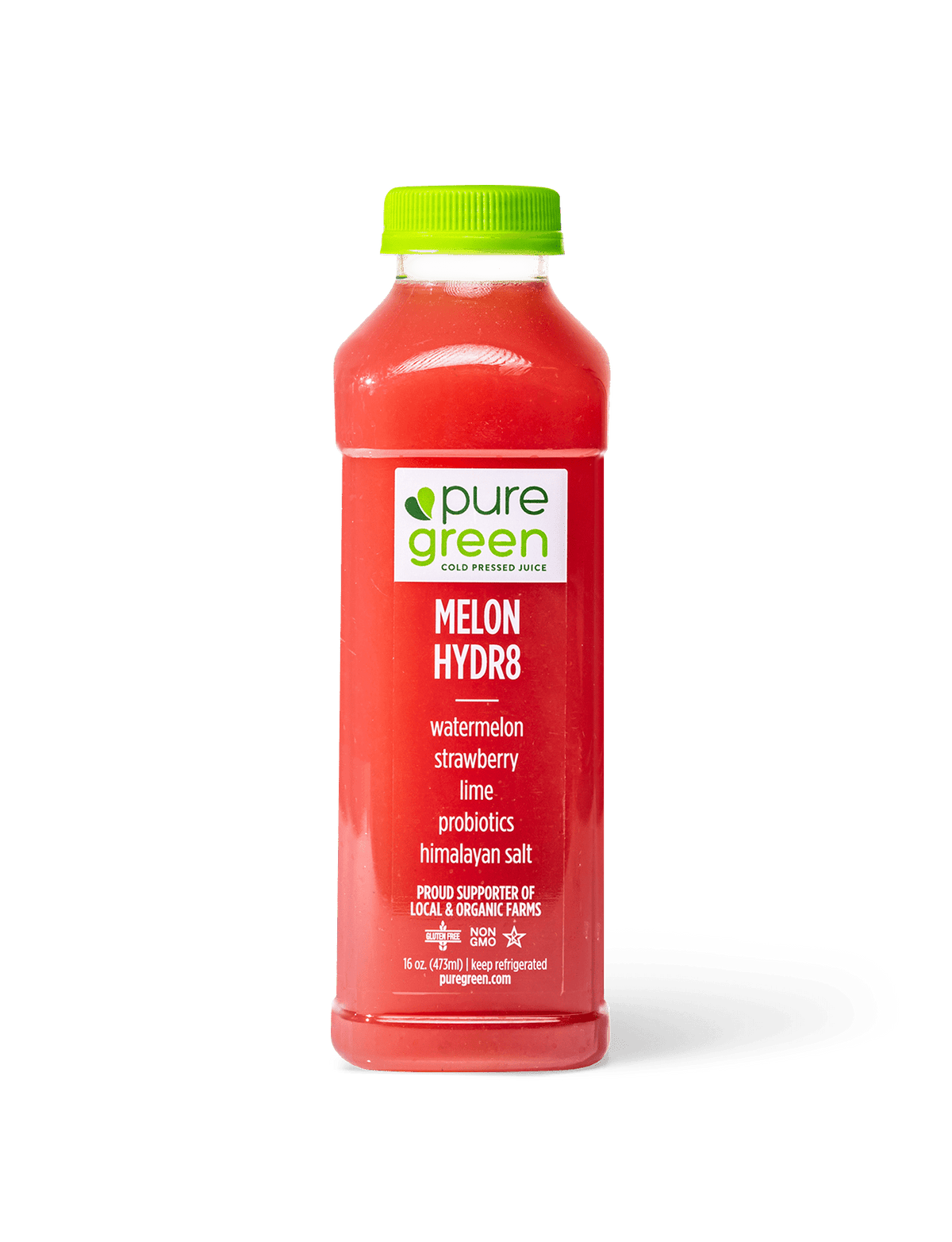 Pure Green Pure Hardcore, Cold Pressed Juice 6pk