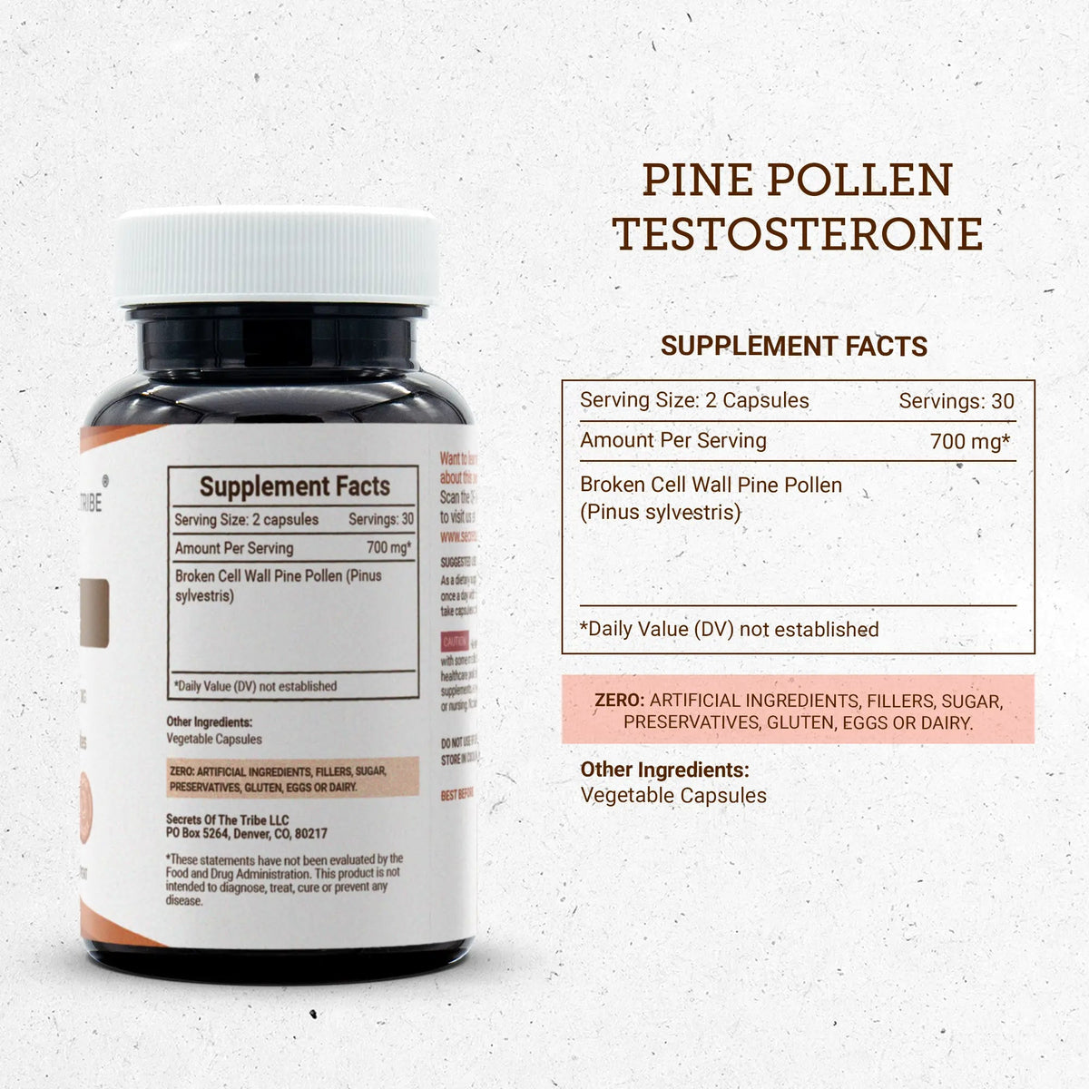 Pine Pollen Testosterone Capsules