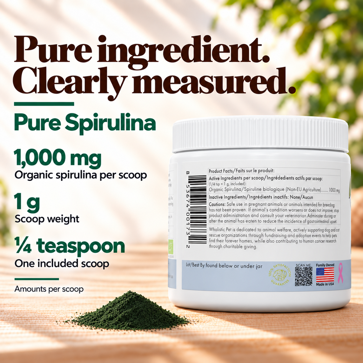 Pure Spirulina