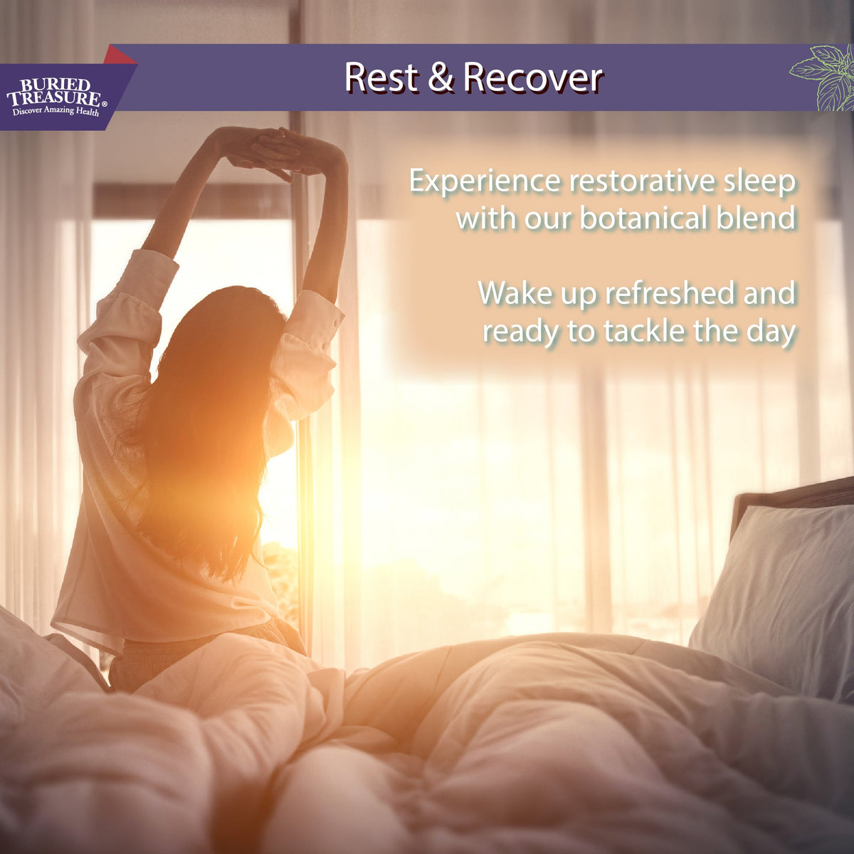 Buried Treasure Liquid Nutrients® ACF PM Extra Strength – Liquid Sleep Support Supplement with Melatonin & Botanicals