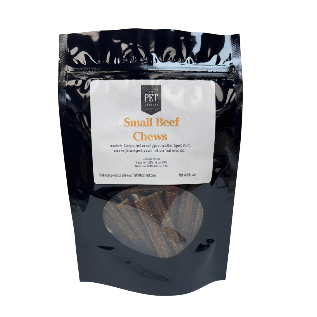 Small Beef Gourmet Chew Sticks – 4 oz Bag