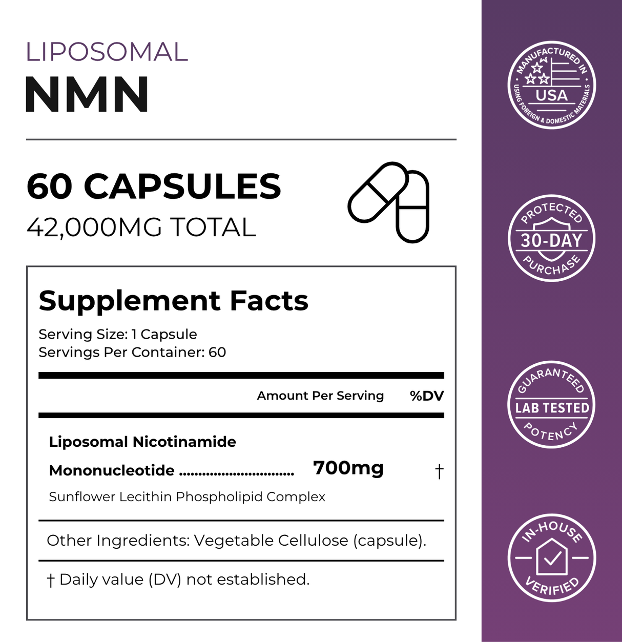 Liposomal NMN Capsules