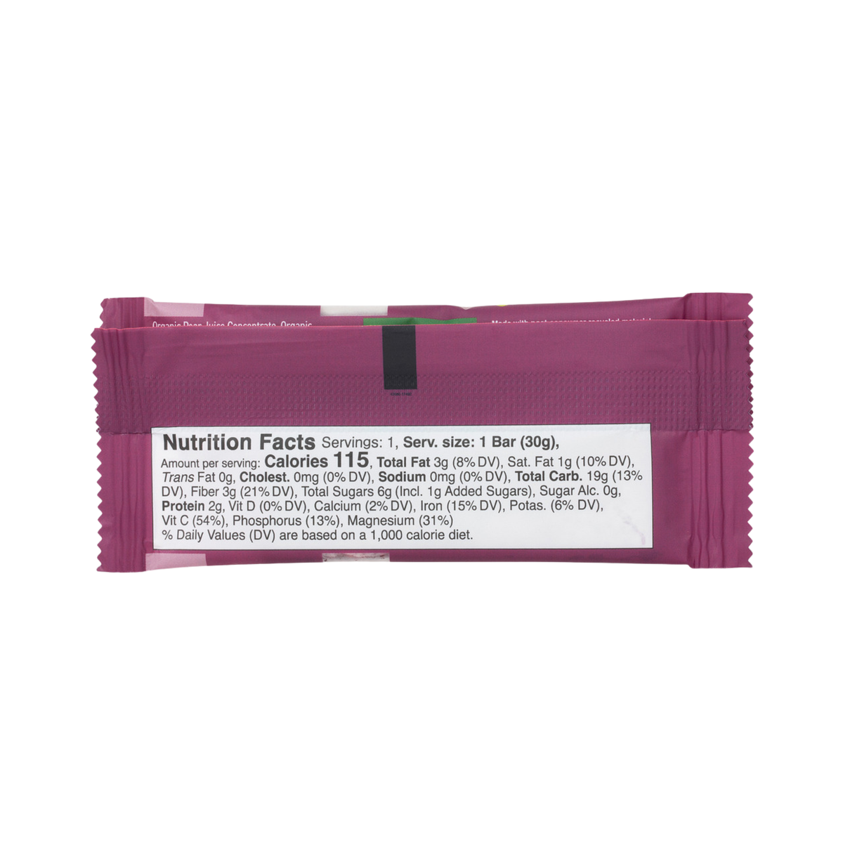 Sweet Potato Raspberry Bar