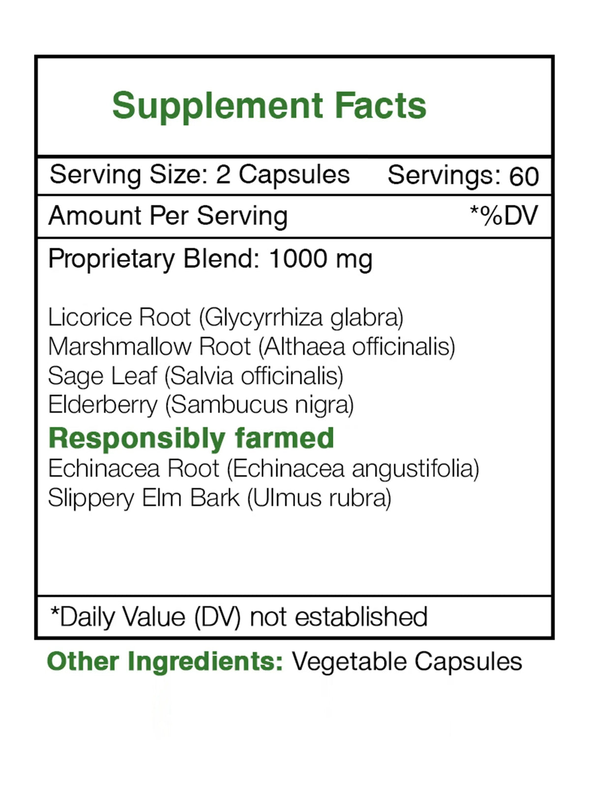 Secrets of the Tribe Throat Soothe Capsules - Sore Throat Formula