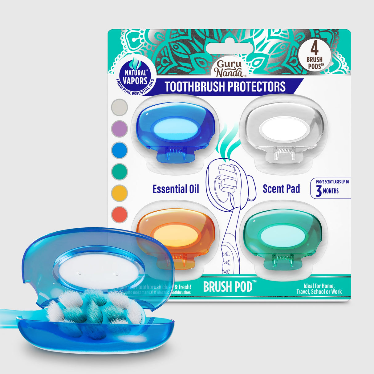 Brush Pod Toothbrush Protector