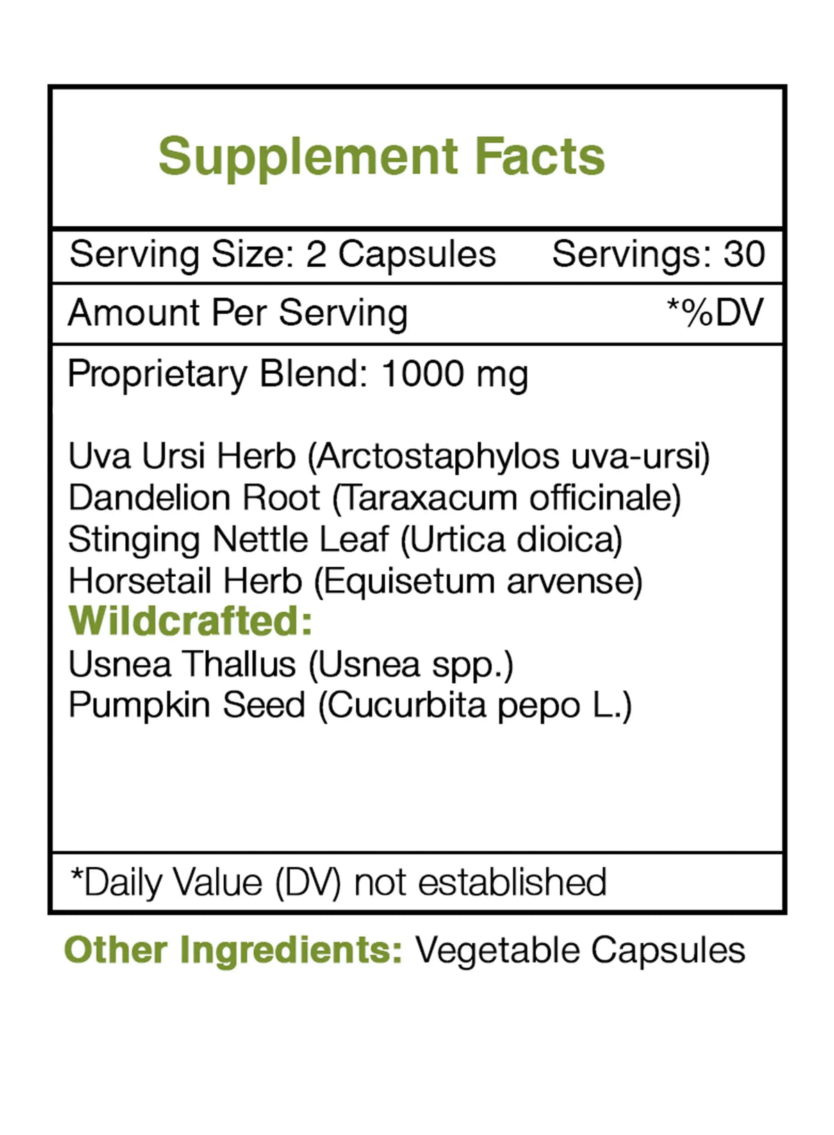 Urinary Secret Capsules - Urinary System Support