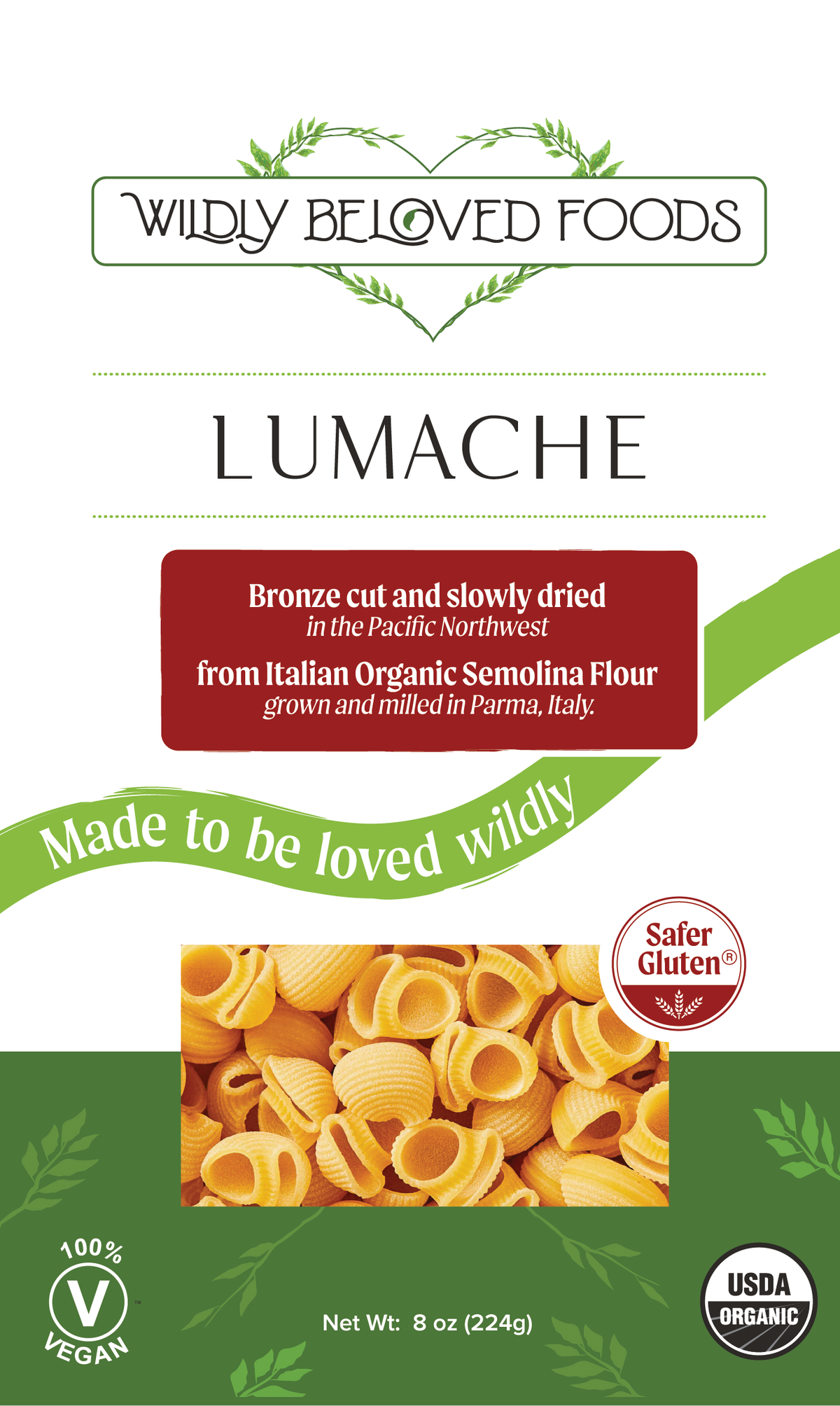 Lumache - Vegan - Dried
