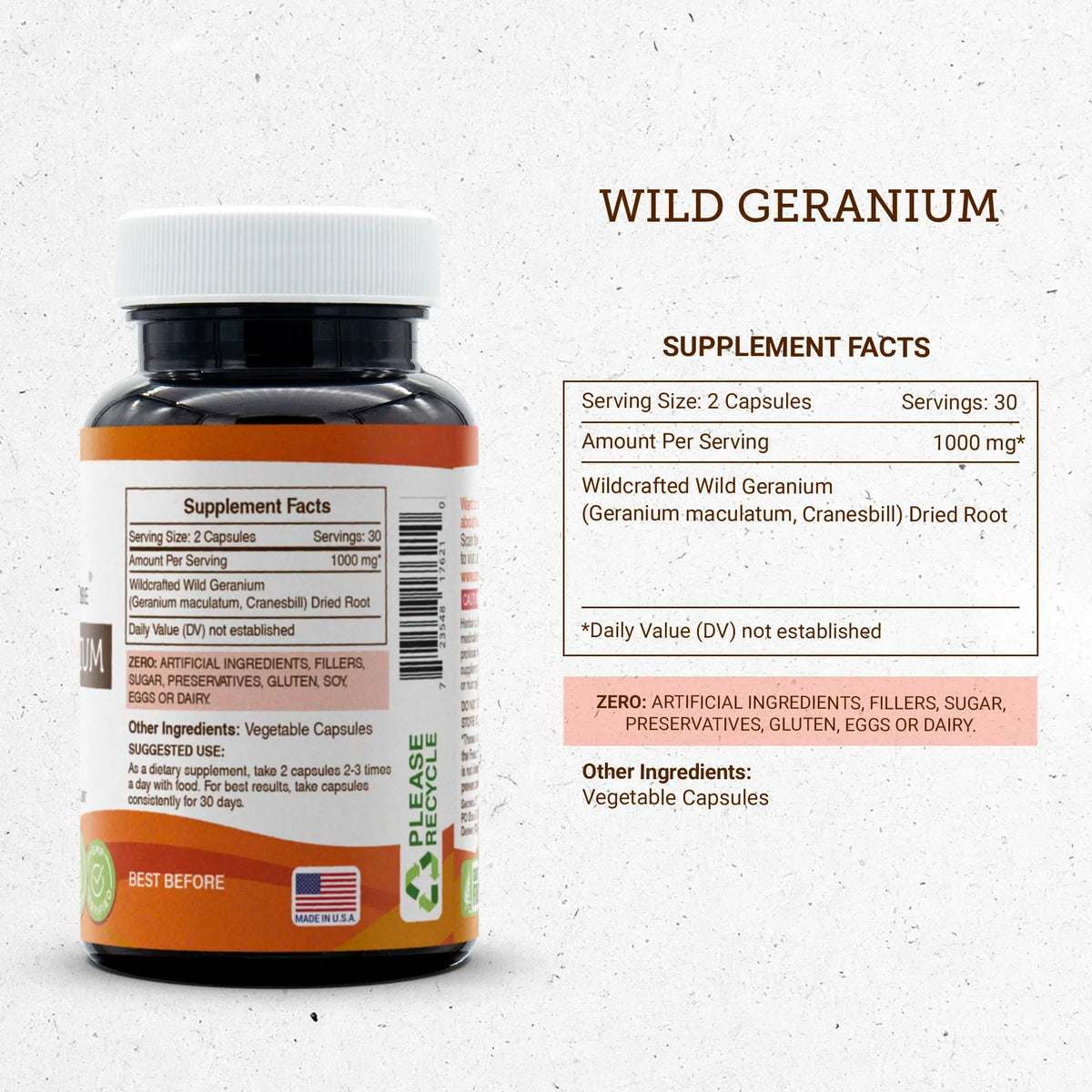 Wild Geranium Capsules