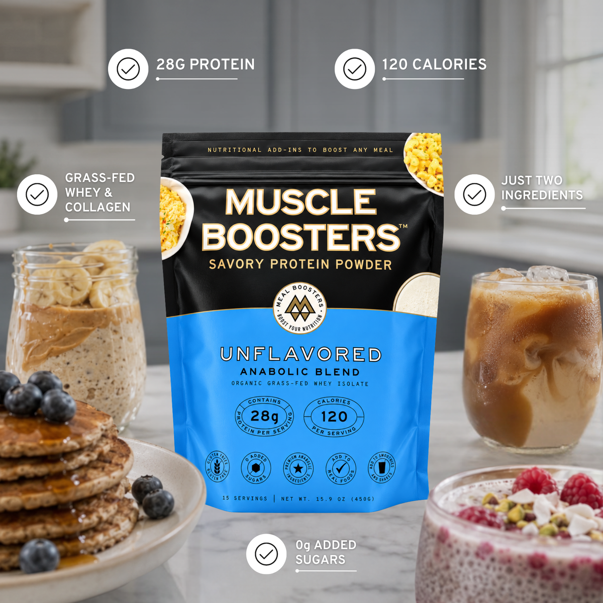 Meal Boosters Muscle Boosters Unflavored - Anabolic Blend