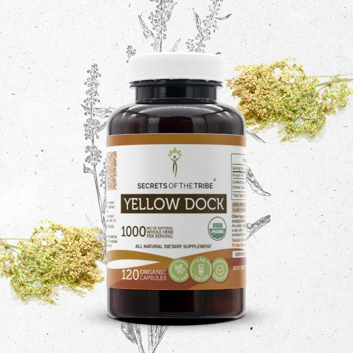 Secrets of the Tribe Yellow Dock Capsules