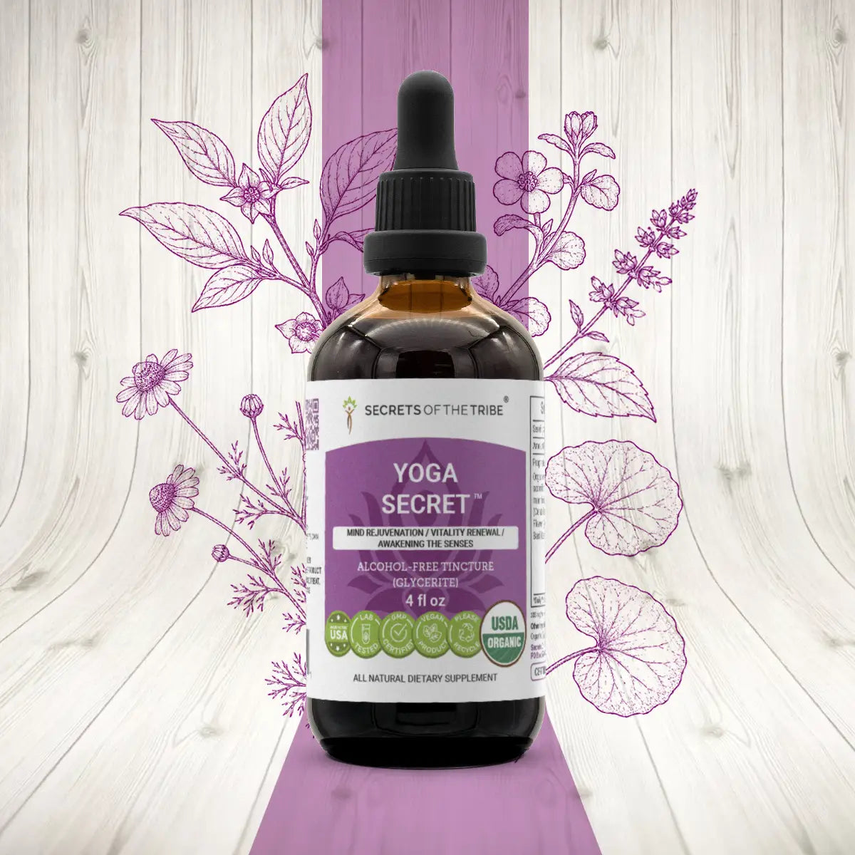 Yoga Secret Extract - Mind Rejuvenation/Vitality Renewal/Awakening the Senses