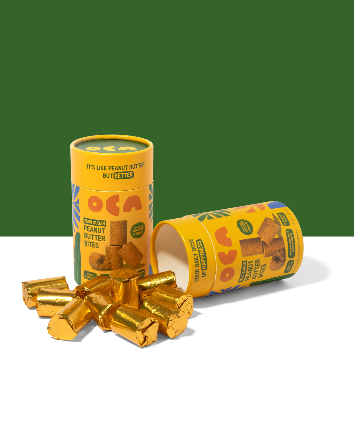 Sugar-Free Peanut Butter Bites — 30g protein per container, 4 ingredients