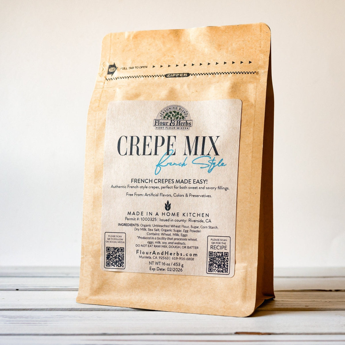 Authentic French Crepe Mix - Easy Homemade Crepes