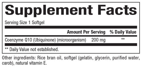 CoQ10 200 MG 60Softgels