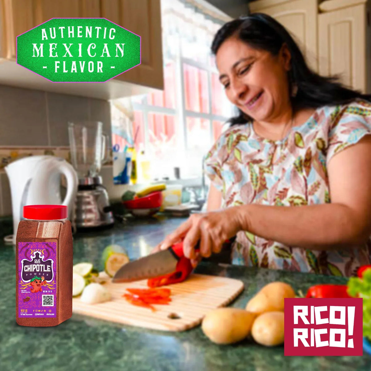 Rico Rico Chipotle Morita Chile Powder Shaker